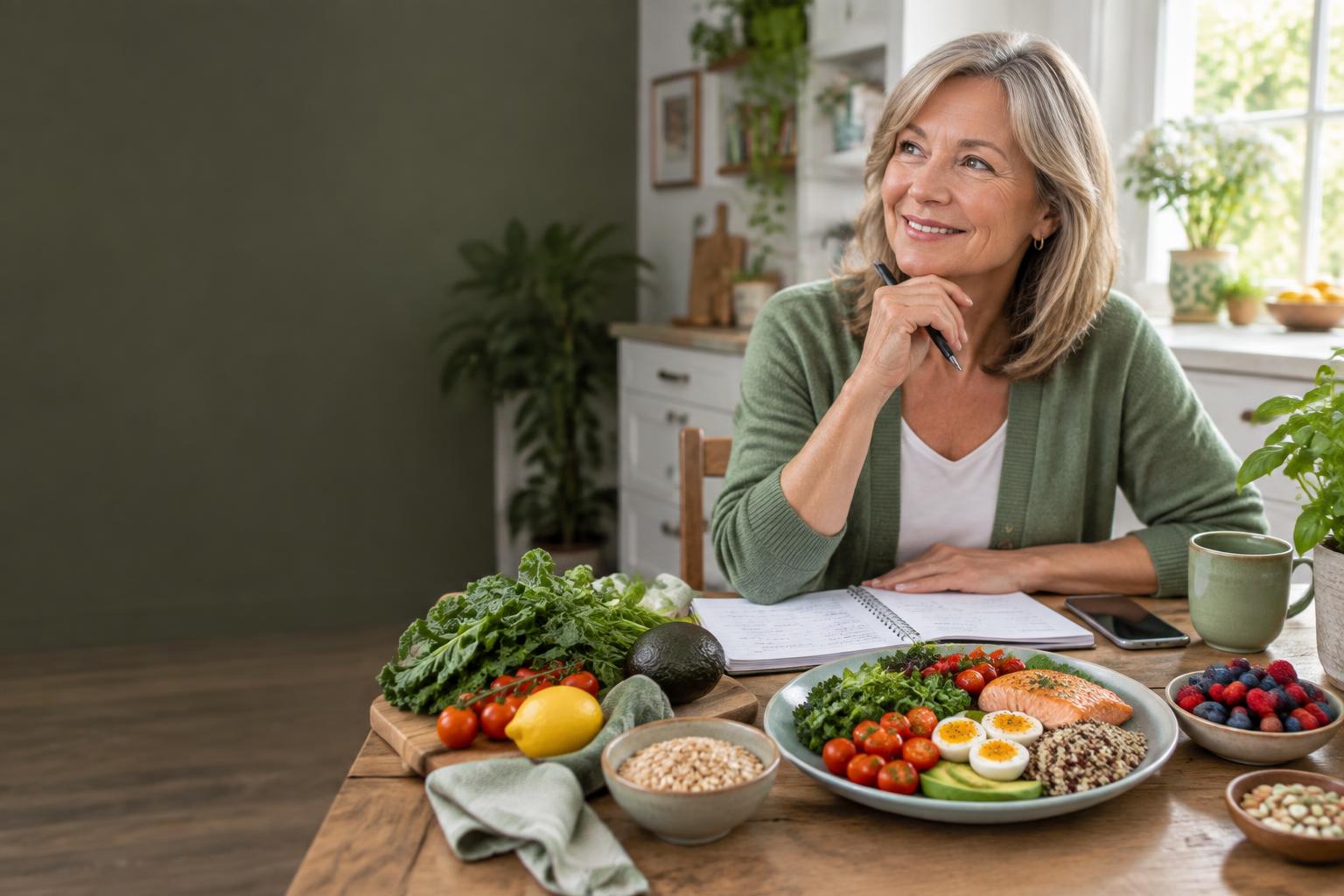 Planning a balanced meal at home